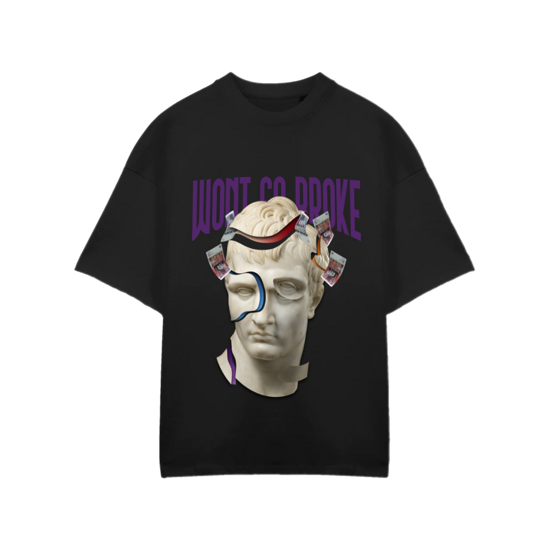 Money Mind 2.0 T-Shirt - Black/Purple