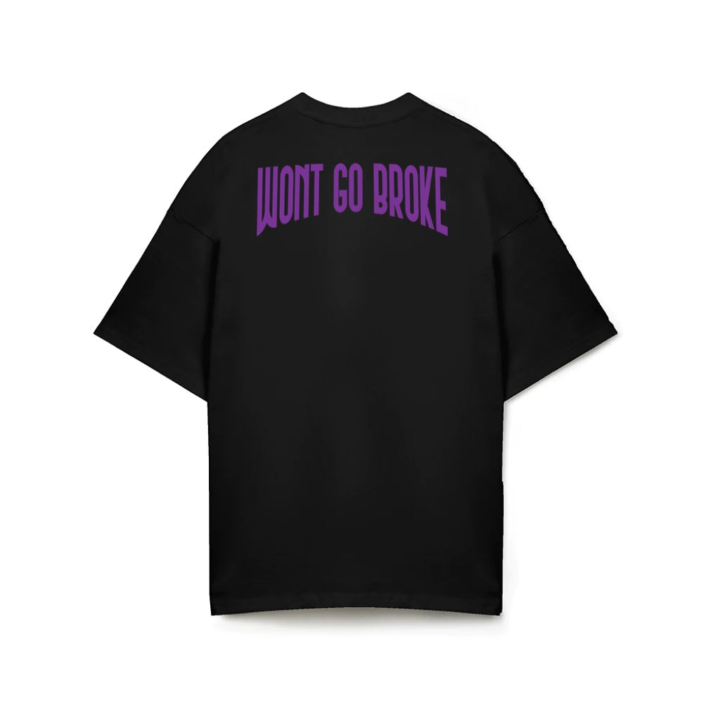Purple Bands T-Shirt - Black